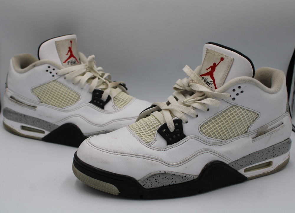Size 13 - Jordan 4 Retro White Cement (2016) - 840606-192